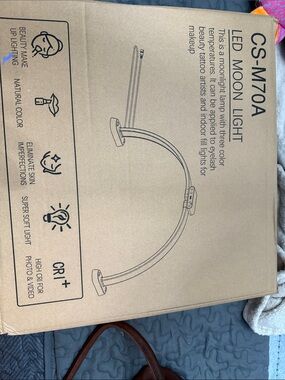 LED Moon Light in Brown Cardboard Packaging